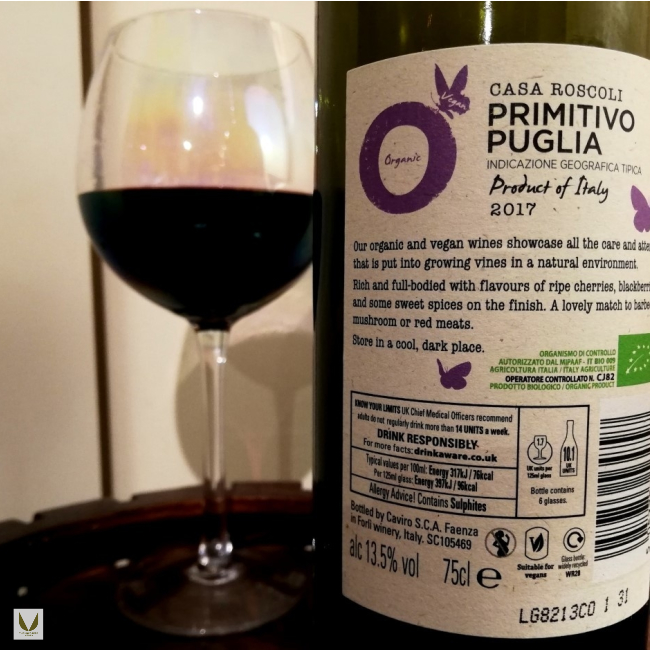 Vegan Red Wines: Primitivo